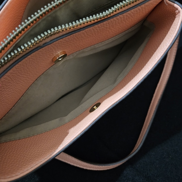 Nanette Lepore Peach Color Shoulder/Crossbody Bag - Picture 10 of 16